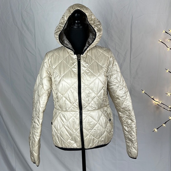 Abercrombie & Fitch Gold Puffer Permaloft Insulated Wind/Water Resistant Fabric - Picture 1 of 5